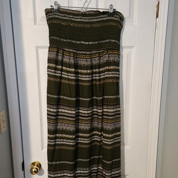 George Sleeveless Patterned Maxi Sundress 2x - Picture 1 of 5